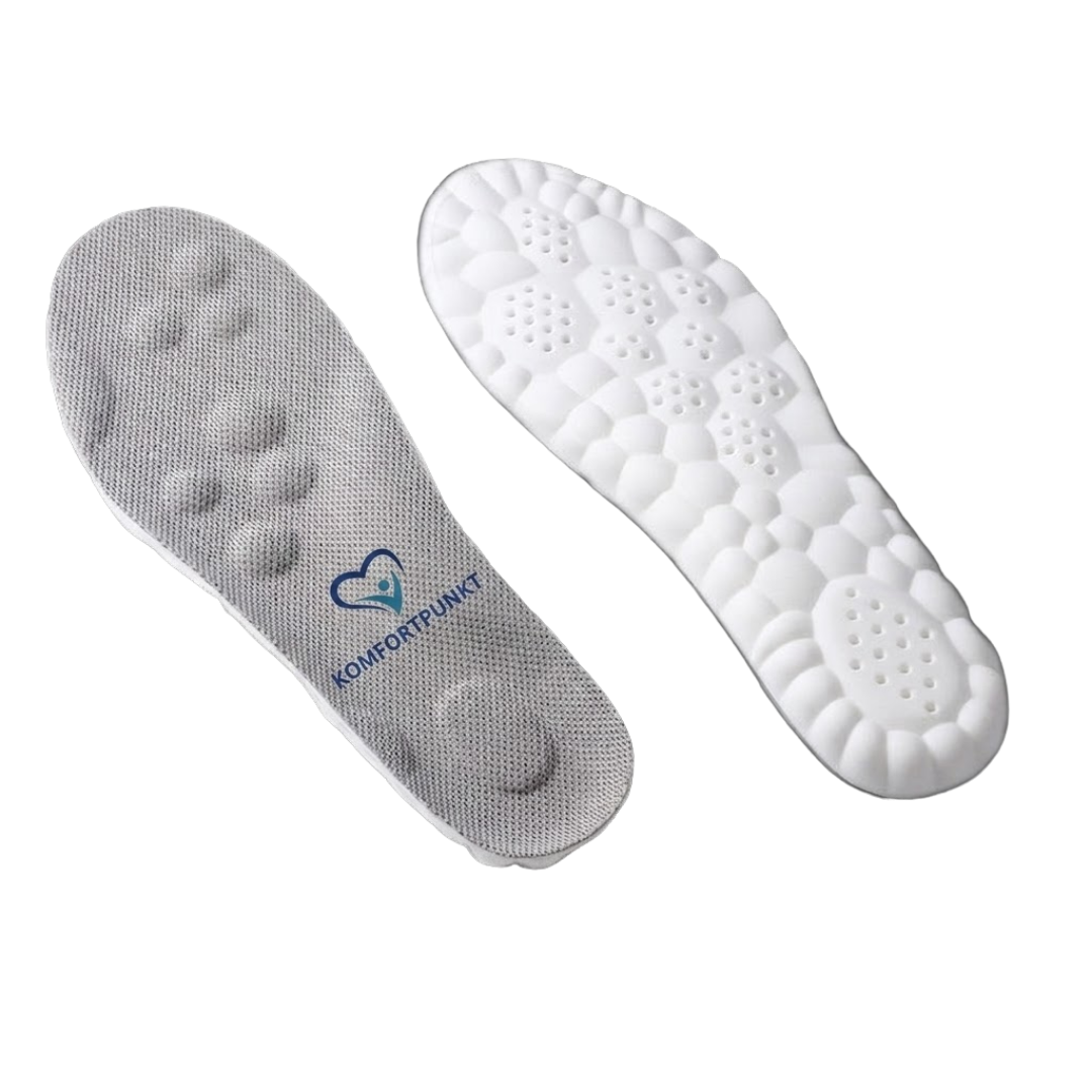 OrtoFlex 4D skoinnlegg for hælspore og fotvondt